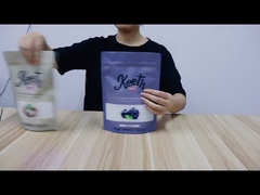 حقيبة سحاب بلاستيكية متجمدة مصنوعة من ورق تغليف أغذية مطبوعة