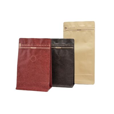 70gm 100gm Ziplockk Coffee Tea Packaging Mylar Roll Film Kraft Paper Bags Coffee Bags