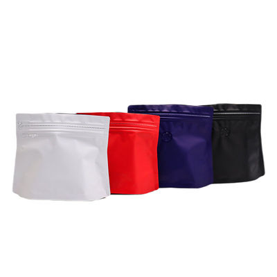BOPP CPP Flat Bottom Coffee Bean Packaging Bag شاي الحقيبة التعبئة مع صمام زيبر